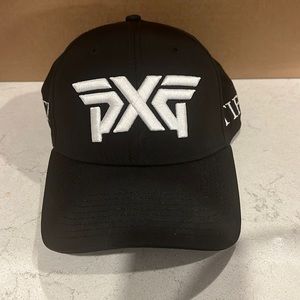 Mens Black PXG Fitted Golf Hat